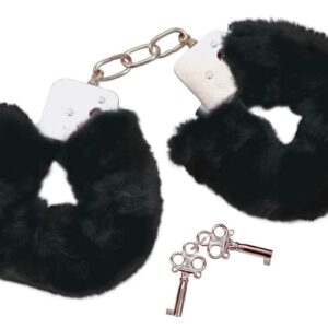 Handschellen Plüsch Schwarz