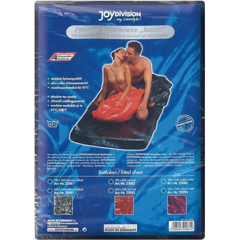 Feucht-Spielwiese, Bettlaken schwarz 160 x 260 cm 1 Feucht-Spielwiese, Bettlaken schwarz 160 x 260 cm