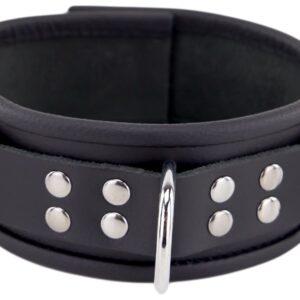 Lederhalskette D-Ring