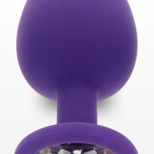 Analplug Juwel Violett 9 x 4 cm