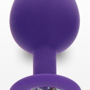 Analplug Juwel Violett 7 x 3,5 cm