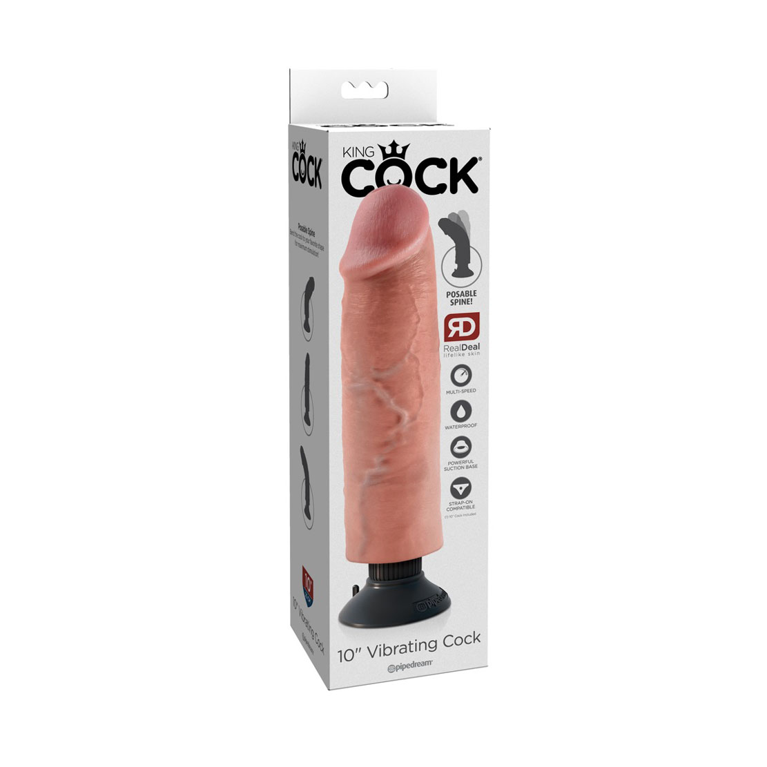 KING COCK 10 Vibrating Cock Terminator" 1 KING COCK 10 Vibrating Cock Terminator"