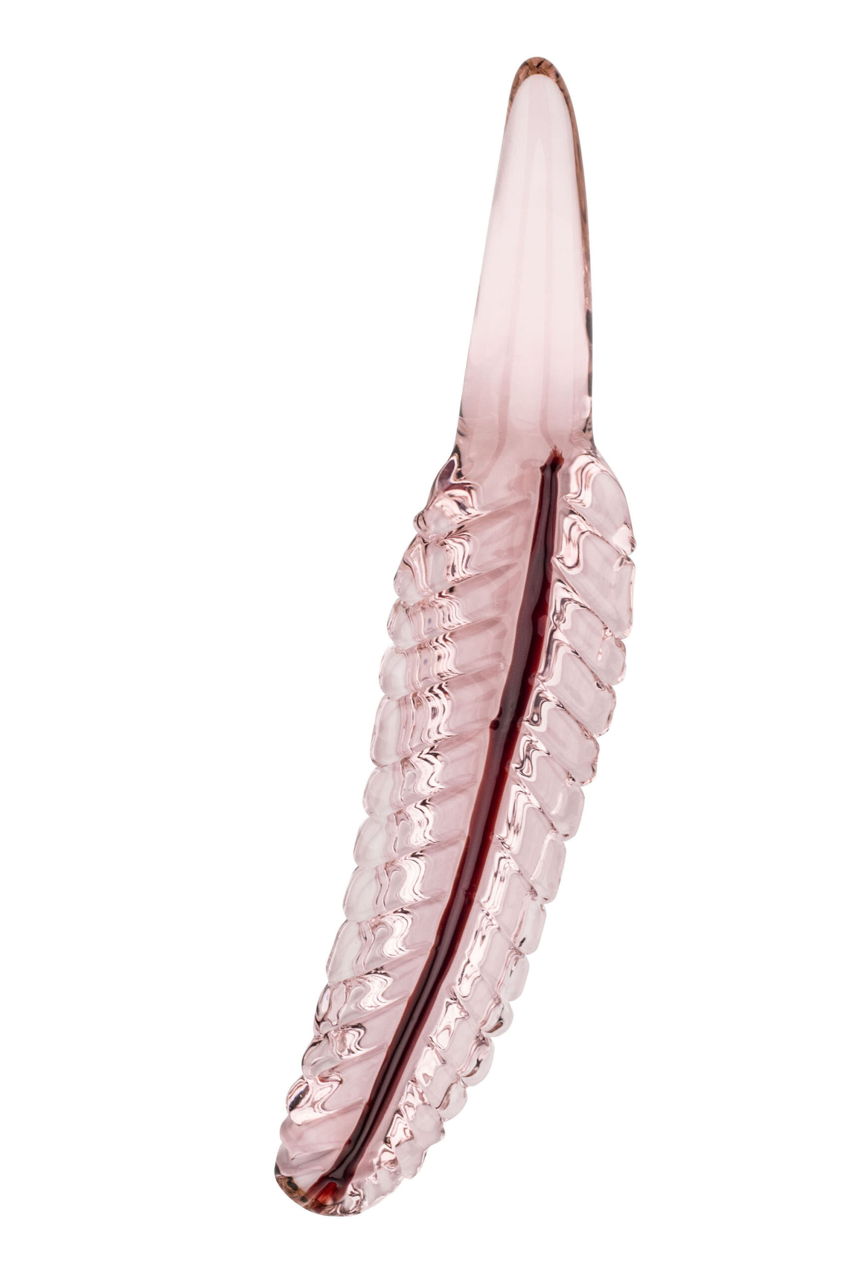 Glasdildo Flamingo Feather 1 Glasdildo Flamingo Feather