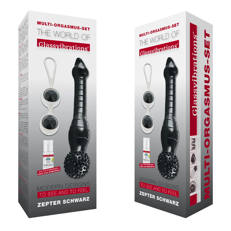 Zepter schwarz, Intensiv-Kugeln & AQUA Intim BioMed Glide 4ml 1 Zepter schwarz, Intensiv-Kugeln & AQUA Intim BioMed Glide 4ml