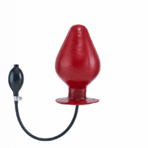 Aufblasbarer Vortex Butt Plug XL in Rot