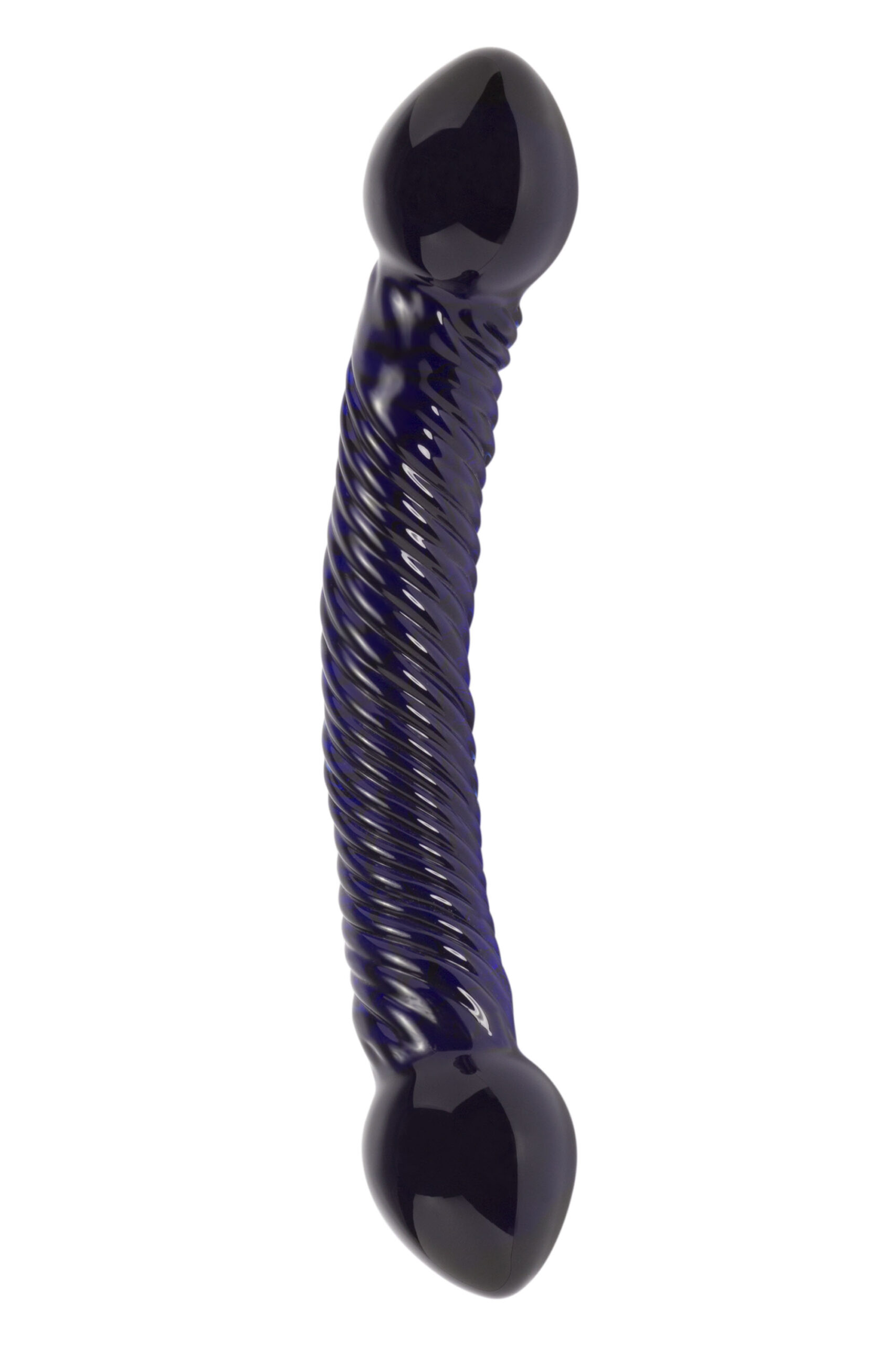 Glasdildo Blue Double 1 Glasdildo Blue Double