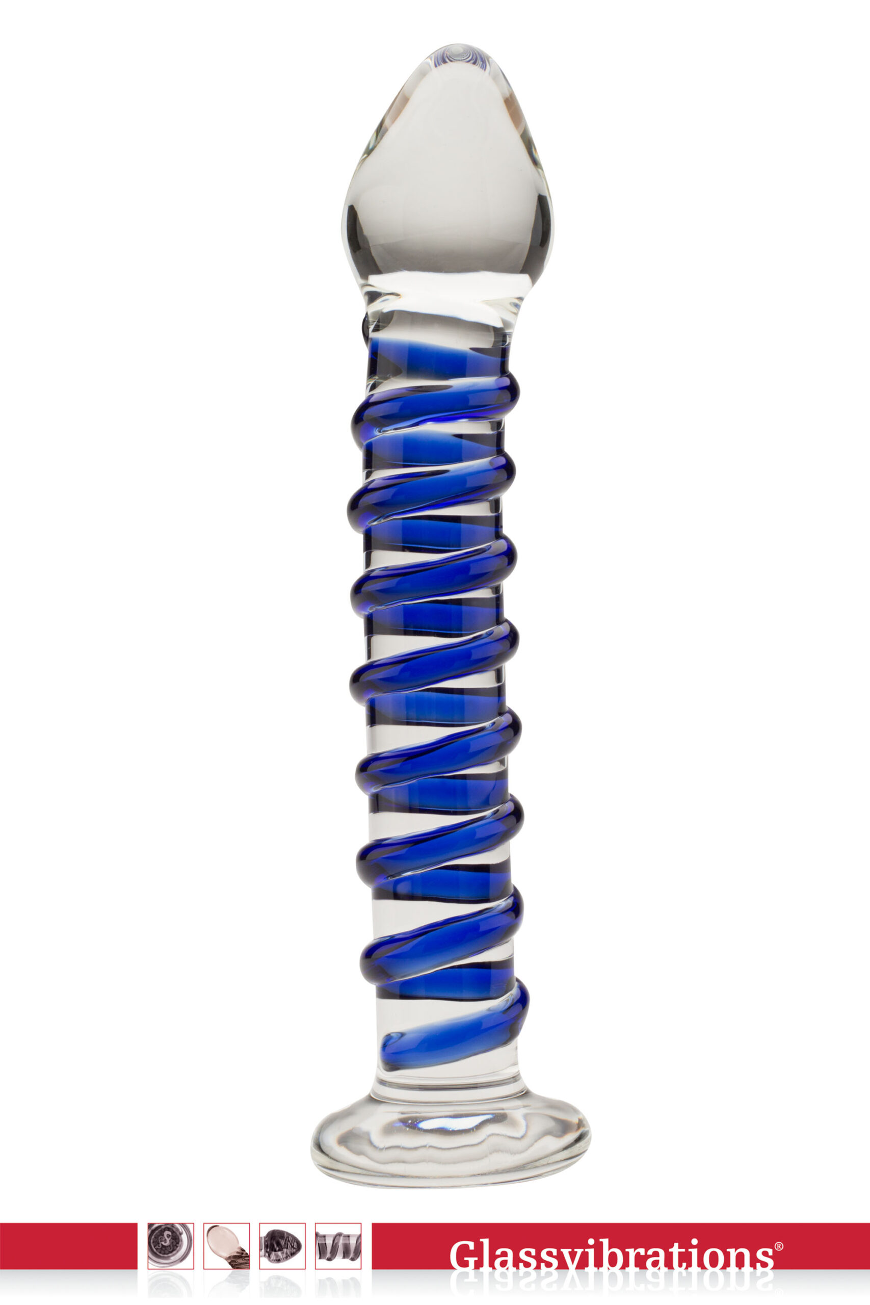 Glasdildo Blue Wave 1 Glasdildo Blue Wave