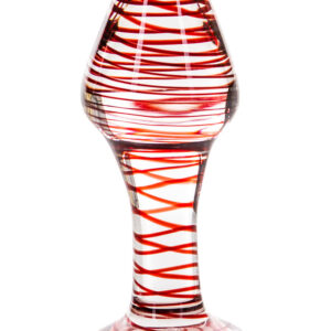 Glasdildo Glas Plug Rubin