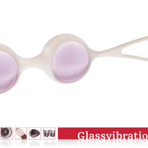 Liebeskugeln Intensiv pink/weiß