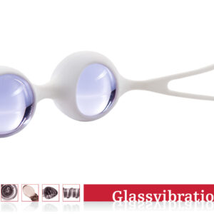 Liebeskugeln Intensiv lila/weiß