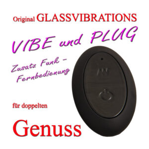 GLASSVIBRATIONS Vibe und Plug Zusatz Funkfernbedienung