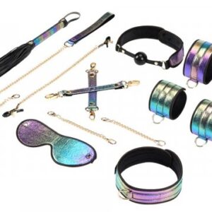 Exklusives Fessel-Set Glossy Rainbow für intensive Bondage-Erlebnisse