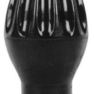 All Black Jürgen Analplug 12x5,7cm