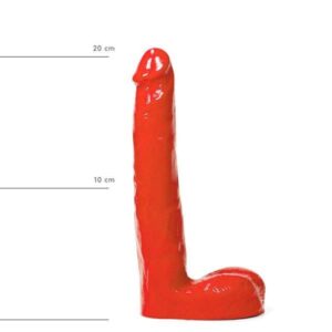 All Red Thin Dildo 21 x 3,5 cm