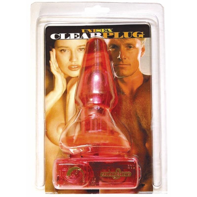 anal butt plug m vibration pink l