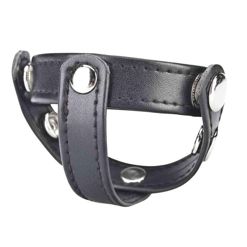 blue line cb gear t style cock ring with ball divider