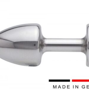 Buttplug aus Edelstahl mit Kristall 25mm