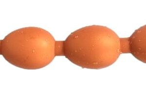 Analkette Orangene Wittwe 46 x 5,8 cm