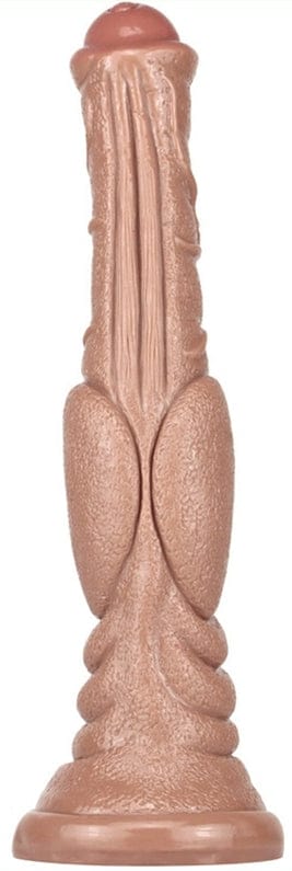 dildo monster dog lang 26 x 6cm hellbraun 1205318196