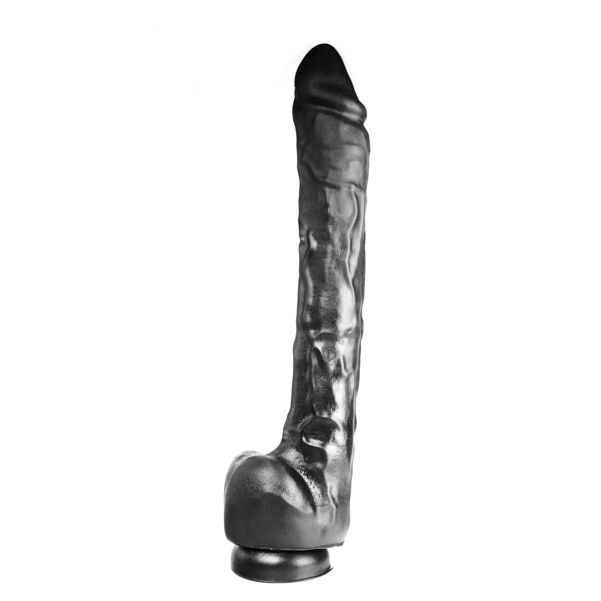 dildo realistischer gonner schwarz 37 x 4 4 cm 1152604380