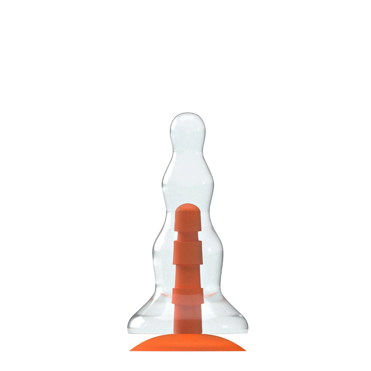 Dildo Rocket Dave Transparent 22,5 x 6,8 cm 1 Dildo Rocket Dave Transparent 22,5 x 6,8 cm