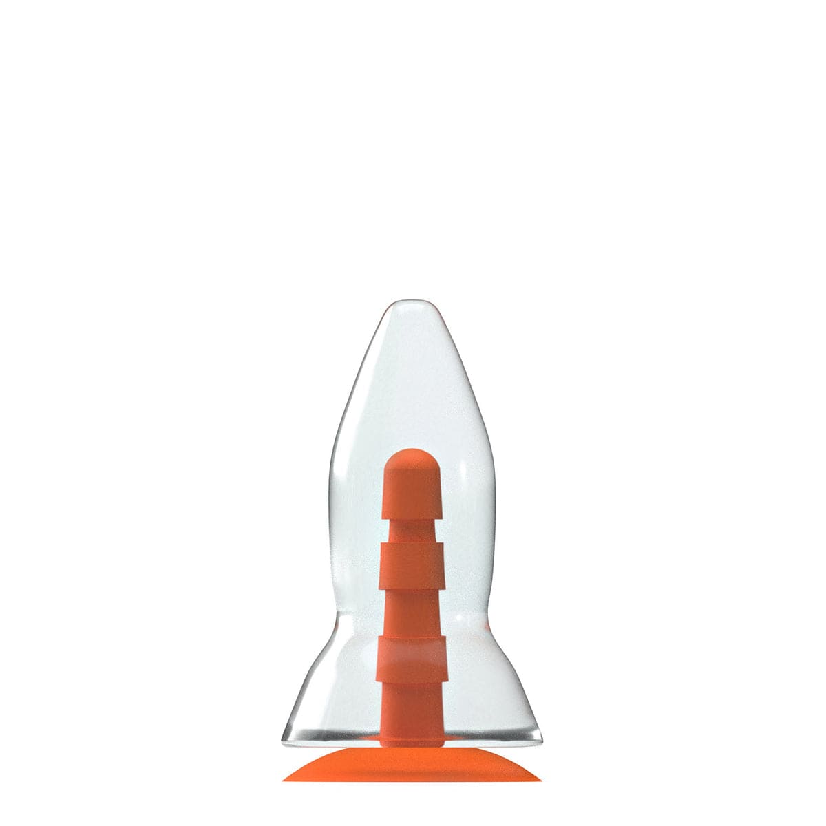 Dildo Rocket Transparent 21 x 8,8 cm 1 Dildo Rocket Transparent 21 x 8,8 cm