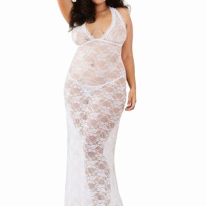 Dreamgirl Babydoll lang weiss