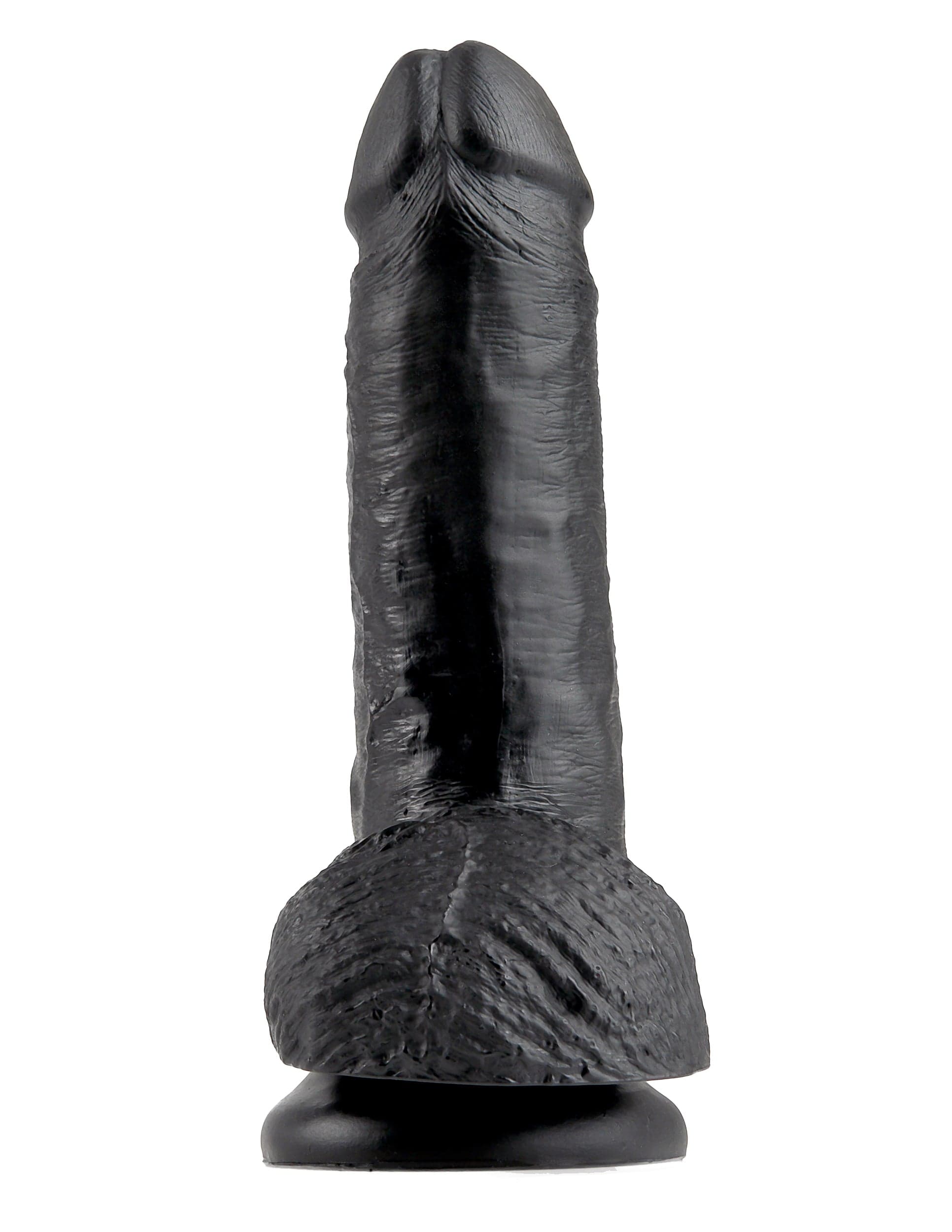 realistischer dildo jones mit hoden schwarz s 1140750185