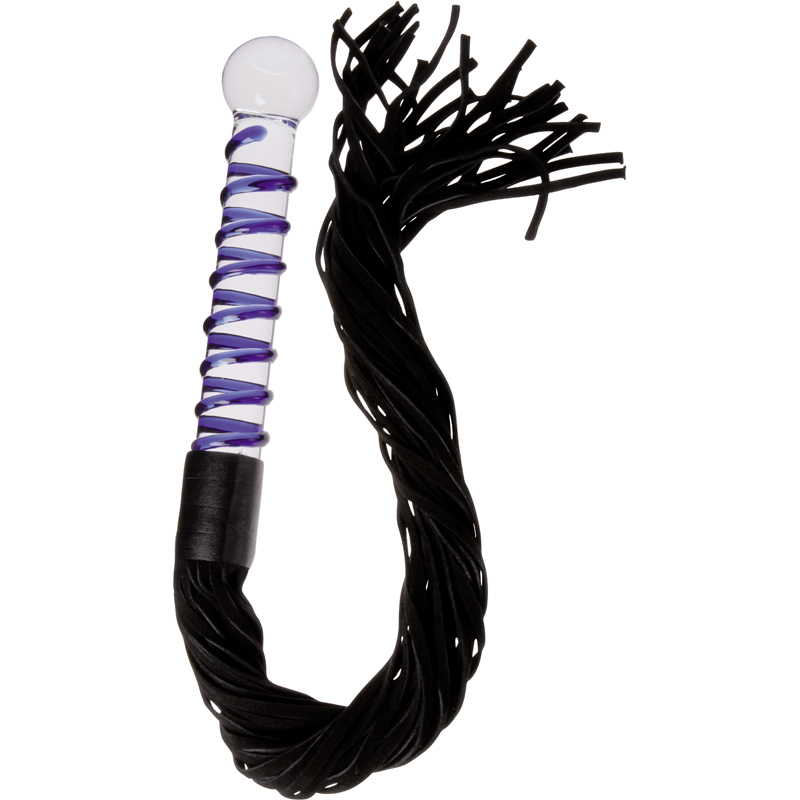 Glas Peitsche Soft clear / blue 1 Glas Peitsche Soft clear / blue