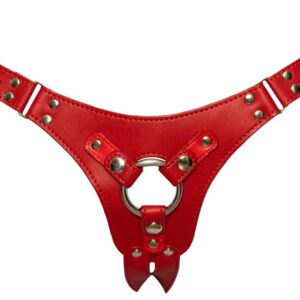 Strap On Geschirr rote Leidenschaft