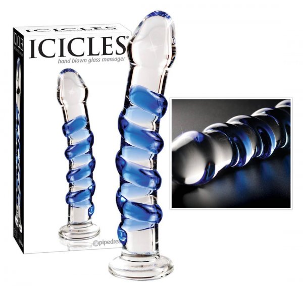 transparenter glasdildo icicles no 5 sexspielzeug frauen 05022940000