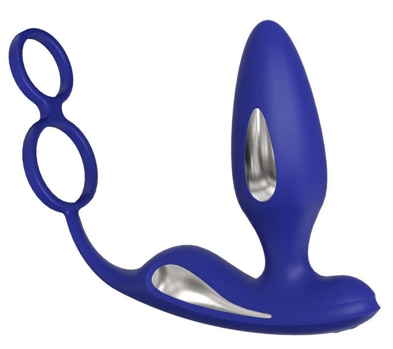 vibrationsplug elektro ballstretcher lawis 10 x 3 7cm blau 1203343507