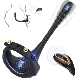 Penisring mit Analfinger 3,8 cm