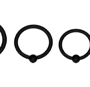 Titus Silicone Series: Glans Ring 4-Pack