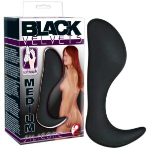 Analplug Daumendick schwarz 10 x 3 cm