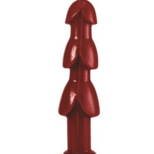 Analplug Eichel Trio rot 26,5 x 6,5 cm