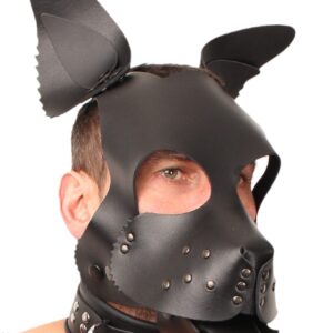 Hundemaske Leder