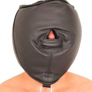 Ledersturmhaube