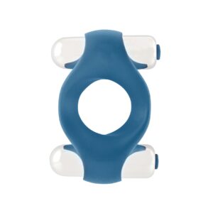 Penisring Infinity Double Vibro blau