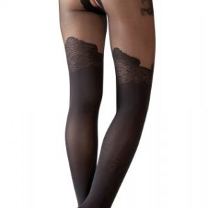 Strumpfhose mit Overknee-Design