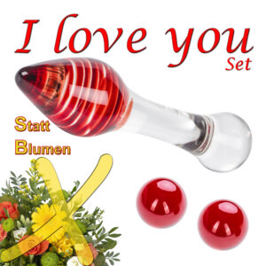 Statt Blumen I love you" Paket"