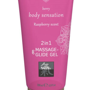 Gleitgel 2in1 Himbeer Massage 200ml