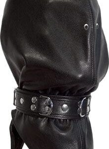 Kopfsack mit Halsband Echtleder