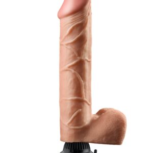 Realistischer Vibrator Deluxe No.12 natur, 27 x 6,5 cm