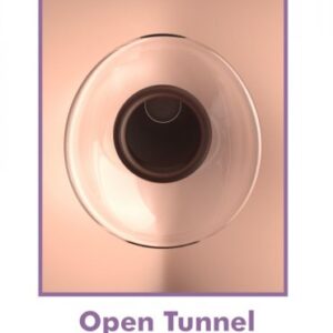 Anal Gaper Glas Tunnelplug - Ø 6,4 cm- Einzelstück