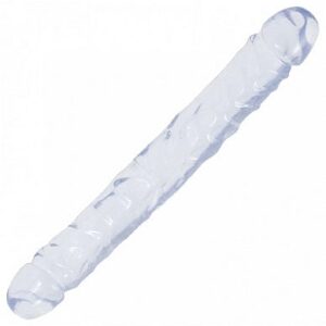 Doppeldildo transparent 30,5 cm x 3,5 cm