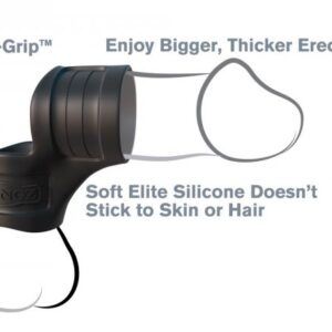 Mr. Big Cock Ring & Ball Stretcher – elastischer Doppelring aus Sil...