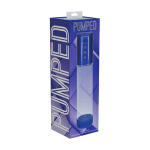Penispumpe Hyperpump mit Akku Blau