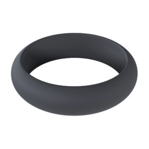 Penisring Wide O aus Silikon Schwarz XXL Ø 5,5 cm