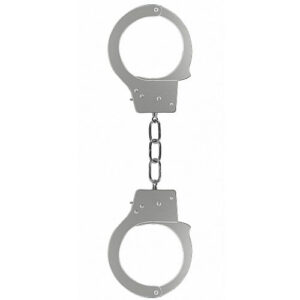 Metall-Handschellen Silber